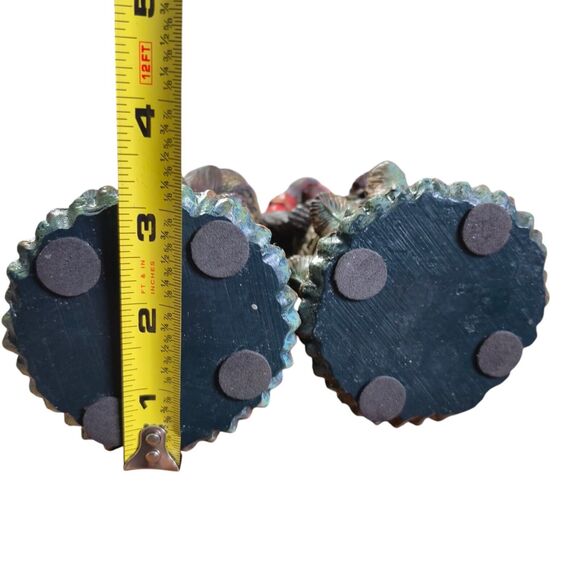 Vtg 2 Pc Speak No Evil Bell Hop Carnival Butler Monkeys Candle Holders 8” - Picture 12 of 13